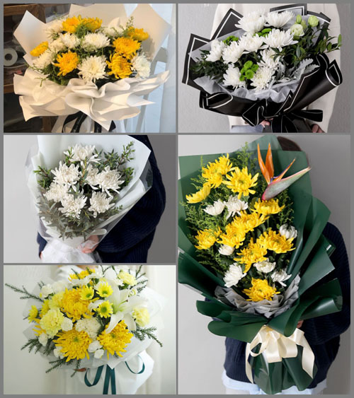 江苏镇江句容市郭庄镇庄里村白事花束代送